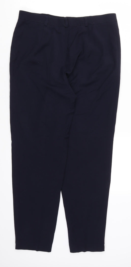 Womens UK Size 12 LUCIA Regular Fit  Blue Trousers