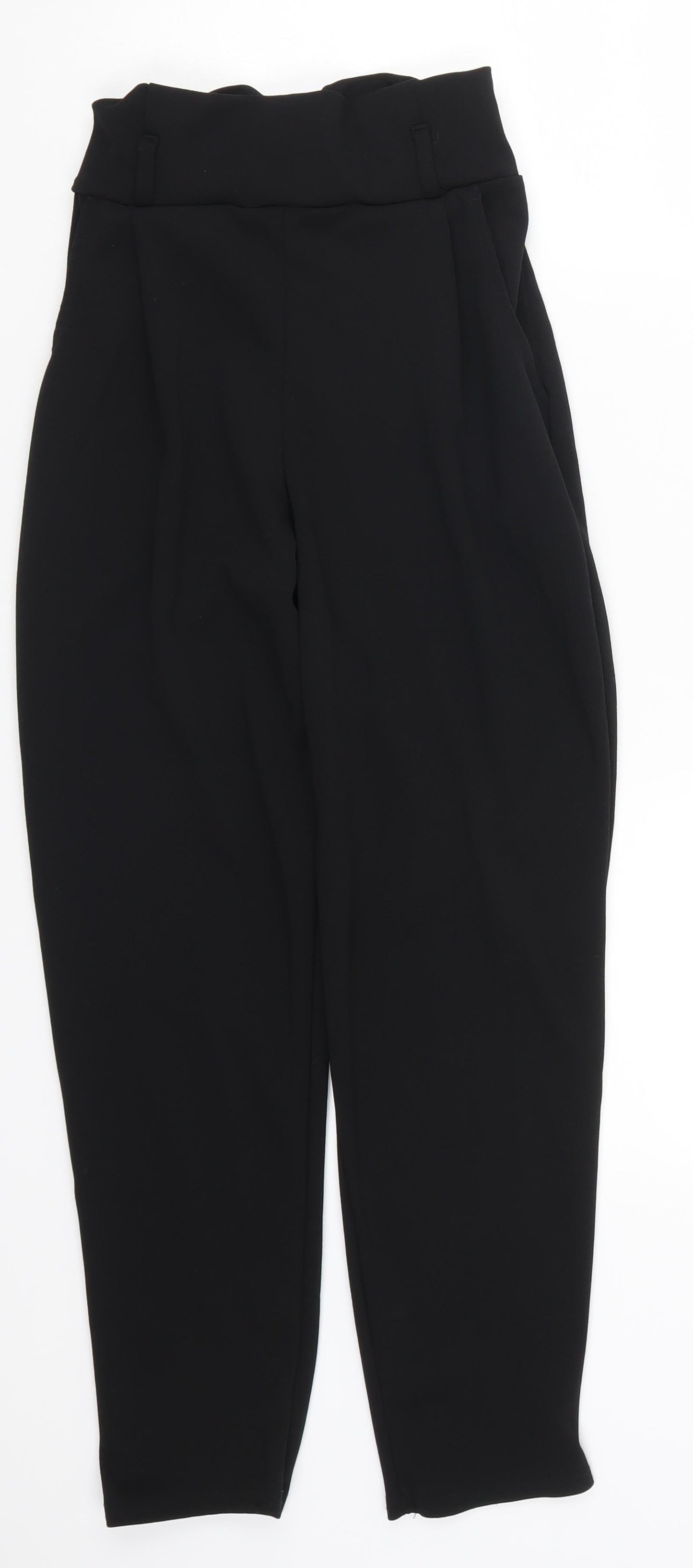Womens UK Size 6 Rebellious Regular Fit  Black Trousers