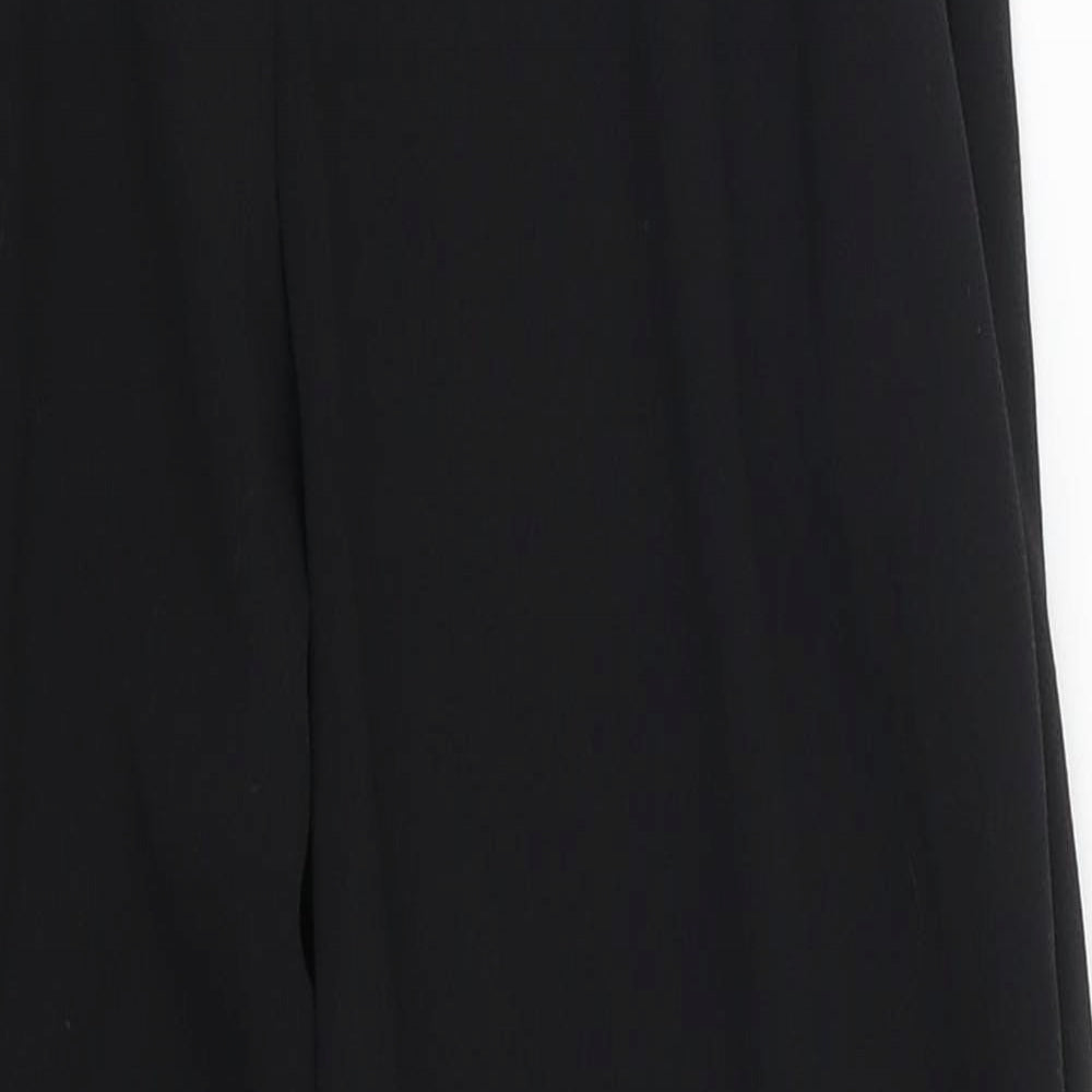 Womens UK Size 6 Rebellious Regular Fit  Black Trousers