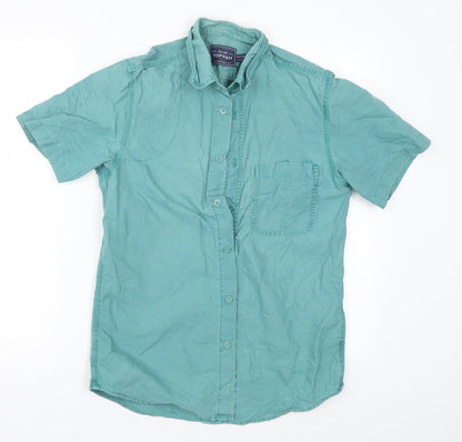 Topman Mens Blue    Button-Up Size S
