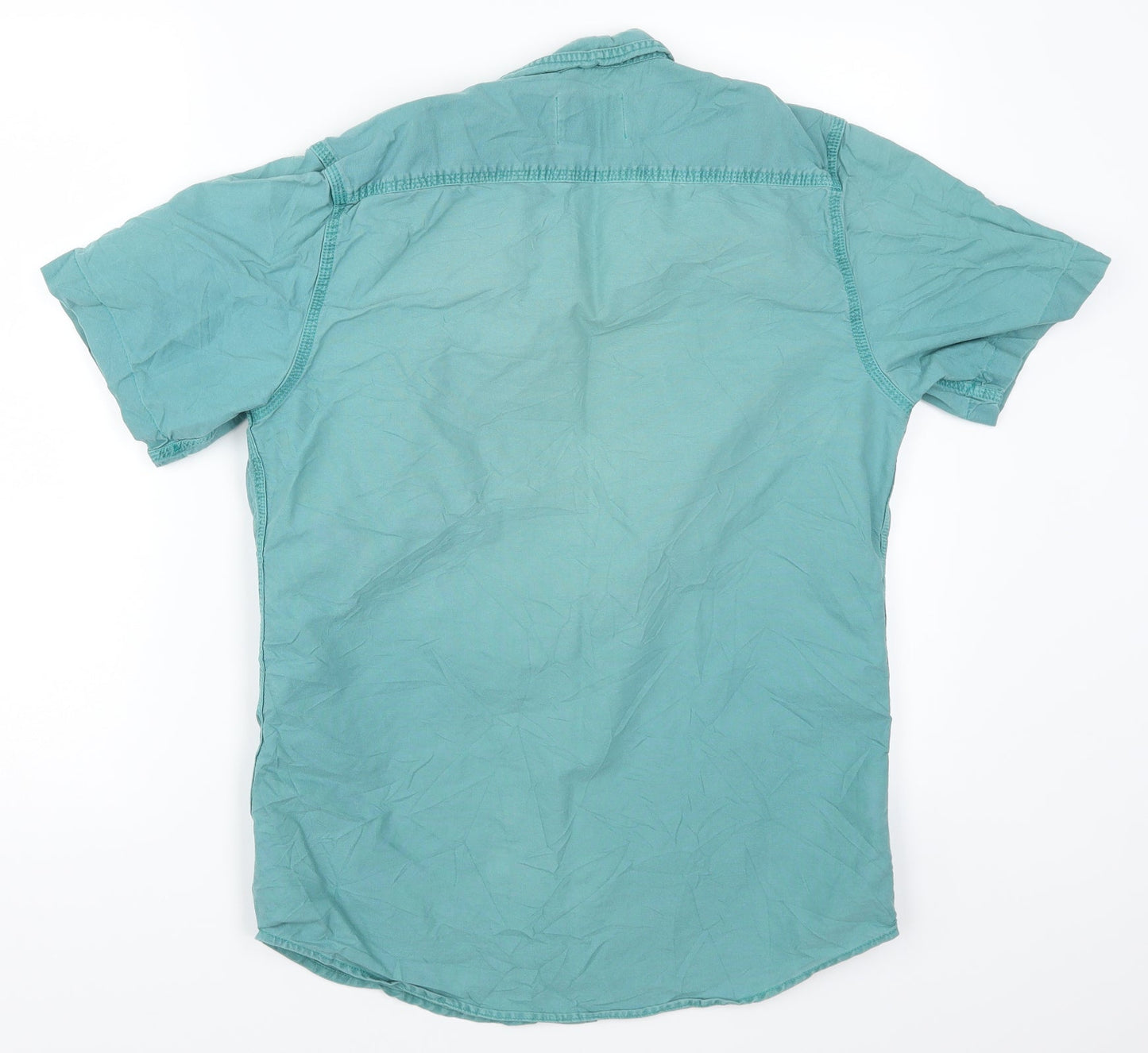 Topman Mens Blue    Button-Up Size S