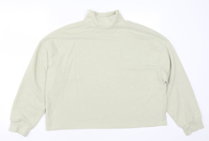 Womens UK Size M New Look Green Pullover Jumper