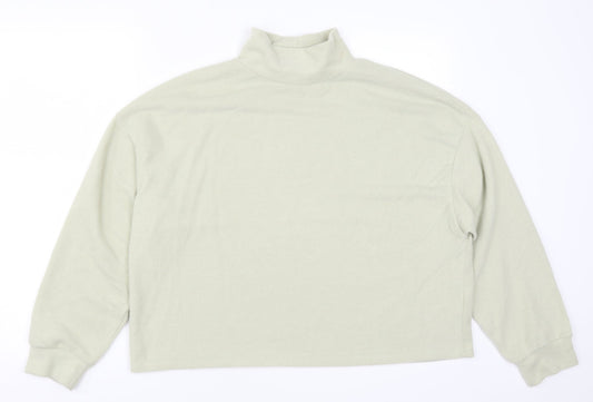Womens UK Size M New Look Green Pullover Jumper