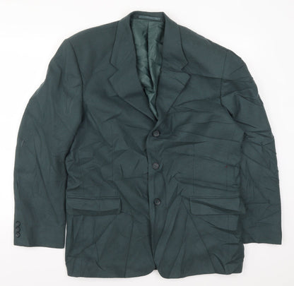 Mens UK Size 40 Burton Regular Green Suit Jacket