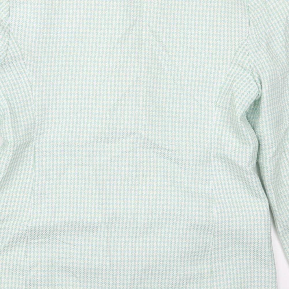 Klass Womens Green Geometric  Jacket  Size 10