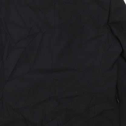 Mens UK Size 42 Lino Vierra Regular Black Suit Jacket
