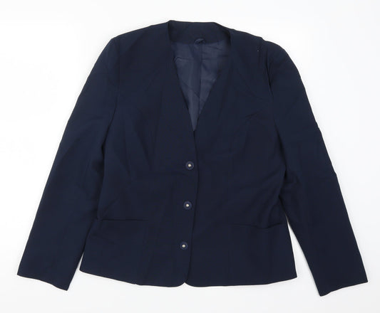 Womens UK Size 12 Debenhams Blue Jacket