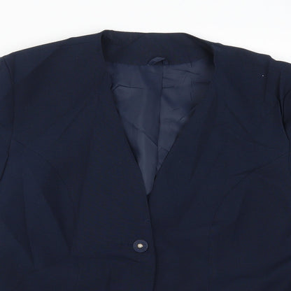 Womens UK Size 12 Debenhams Blue Jacket