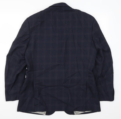 Mens UK Size 40 Gurteen Regular Blue Suit Jacket