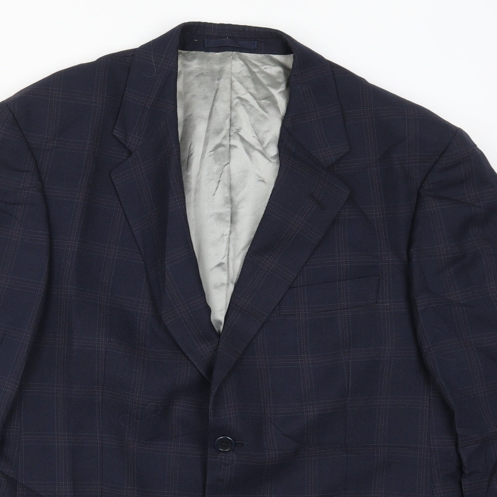 Mens UK Size 40 Gurteen Regular Blue Suit Jacket
