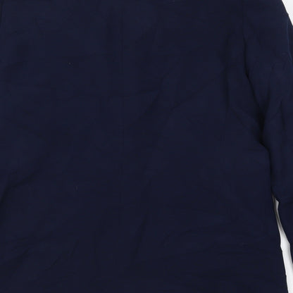 Perrie Womens Blue   Jacket Suit Jacket Size 16