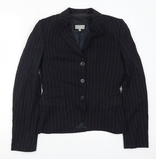 Per Una Womens Blue Striped  Jacket Suit Jacket Size 10