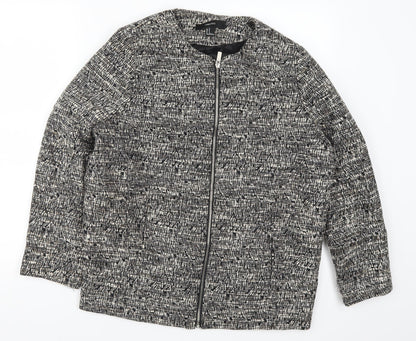 Womens UK Size M FOREVER 21 Grey Jacket
