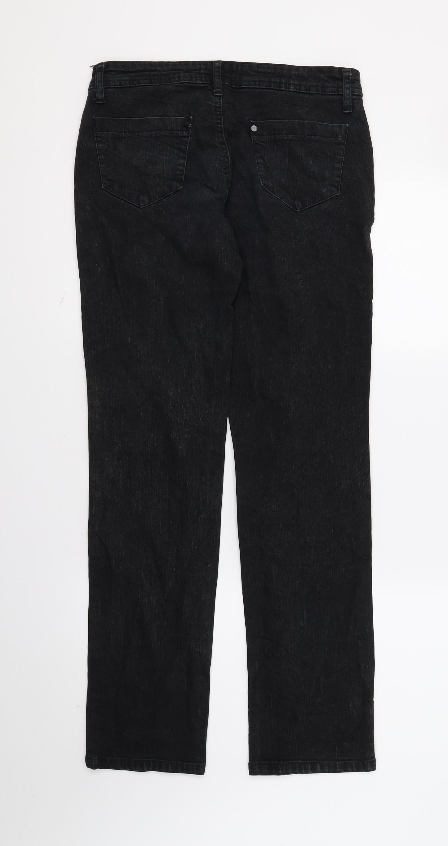 FALMER  Womens Black  Denim Skinny Jeans Size 10 L30.5 in