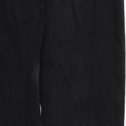 FOREVER 21 Womens Black  Denim Skinny Jeans Size 12 L28 in