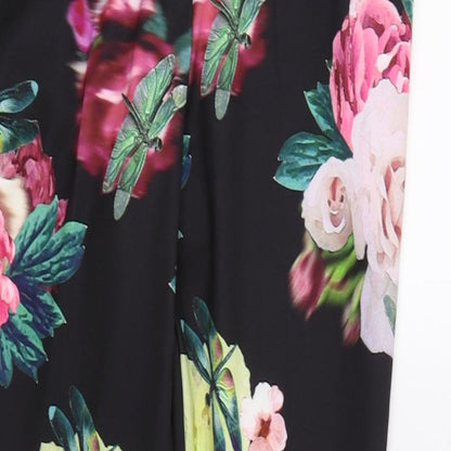 F&F Womens Multicoloured Floral  Trousers  Size 8 L26 in