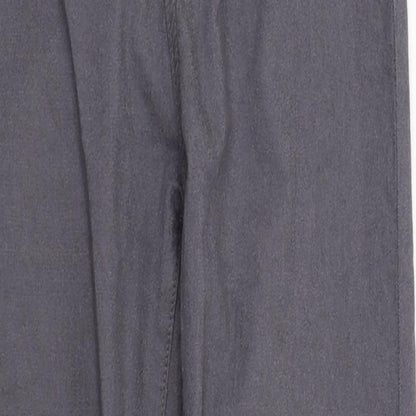 PRETTYLITTLETHING Womens Grey  Denim Skinny Jeans Size 8 L28 in