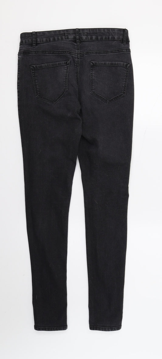 George Womens Black  Denim Skinny Jeans Size 10 L29 in
