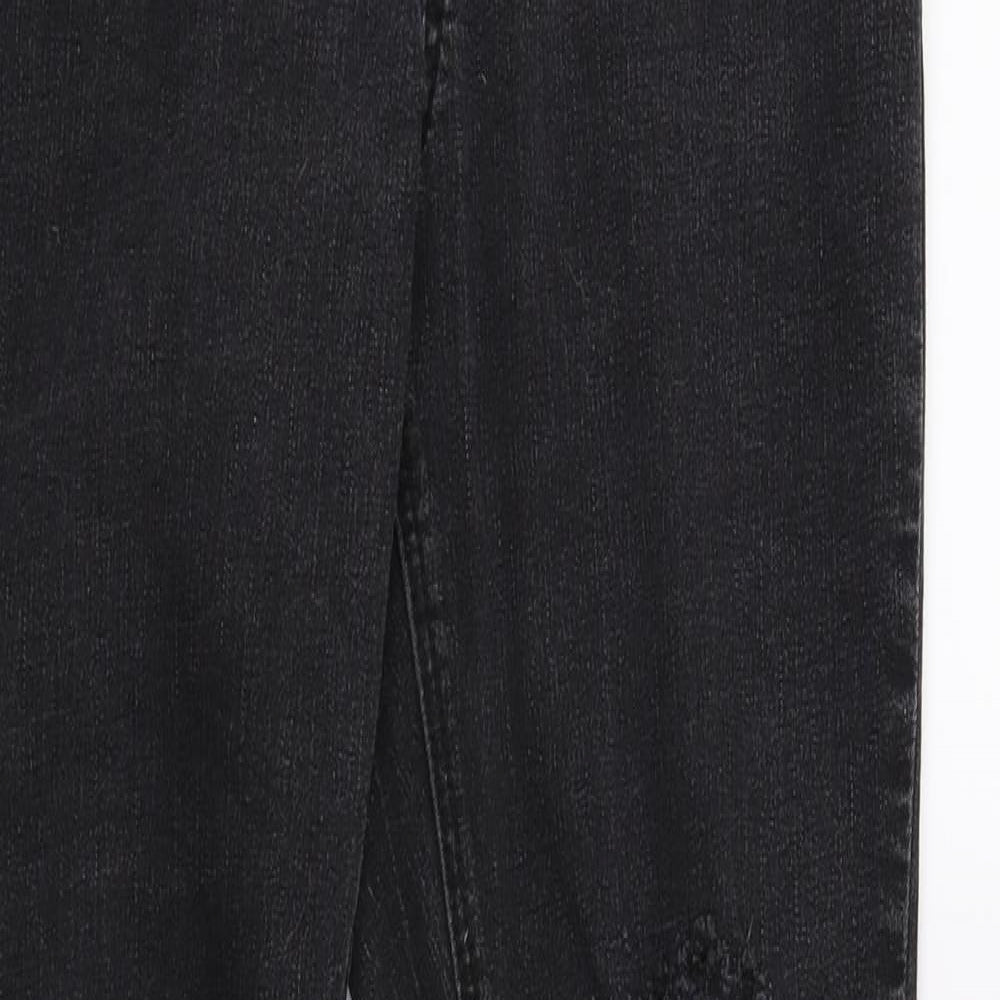 George Womens Black  Denim Skinny Jeans Size 10 L29 in