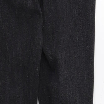 George Womens Black  Denim Skinny Jeans Size 10 L29 in