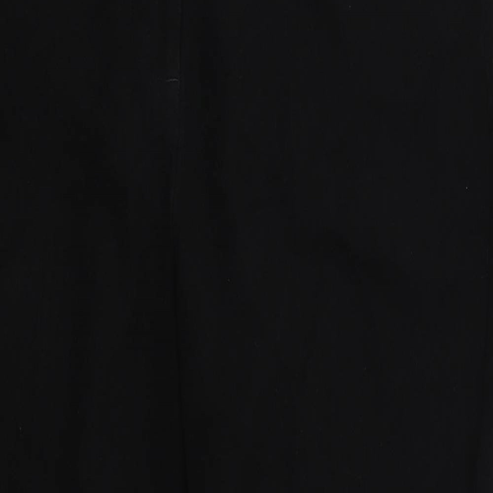 Womens UK Size 14 Papaya Regular Fit  Black Trousers