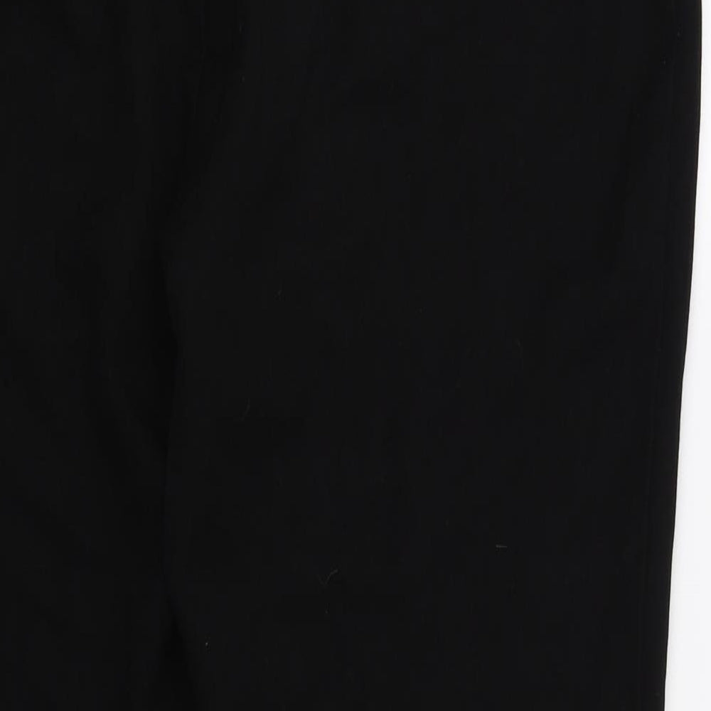 Womens UK Size 14 Papaya Regular Fit  Black Trousers