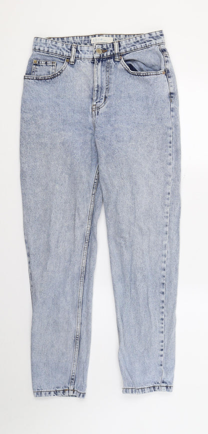 Womens UK Size 8 DenimCo Regular Fit Straight Blue Jeans