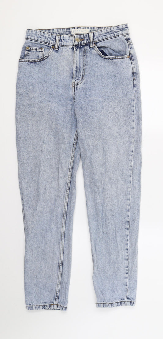 Womens UK Size 8 DenimCo Regular Fit Straight Blue Jeans