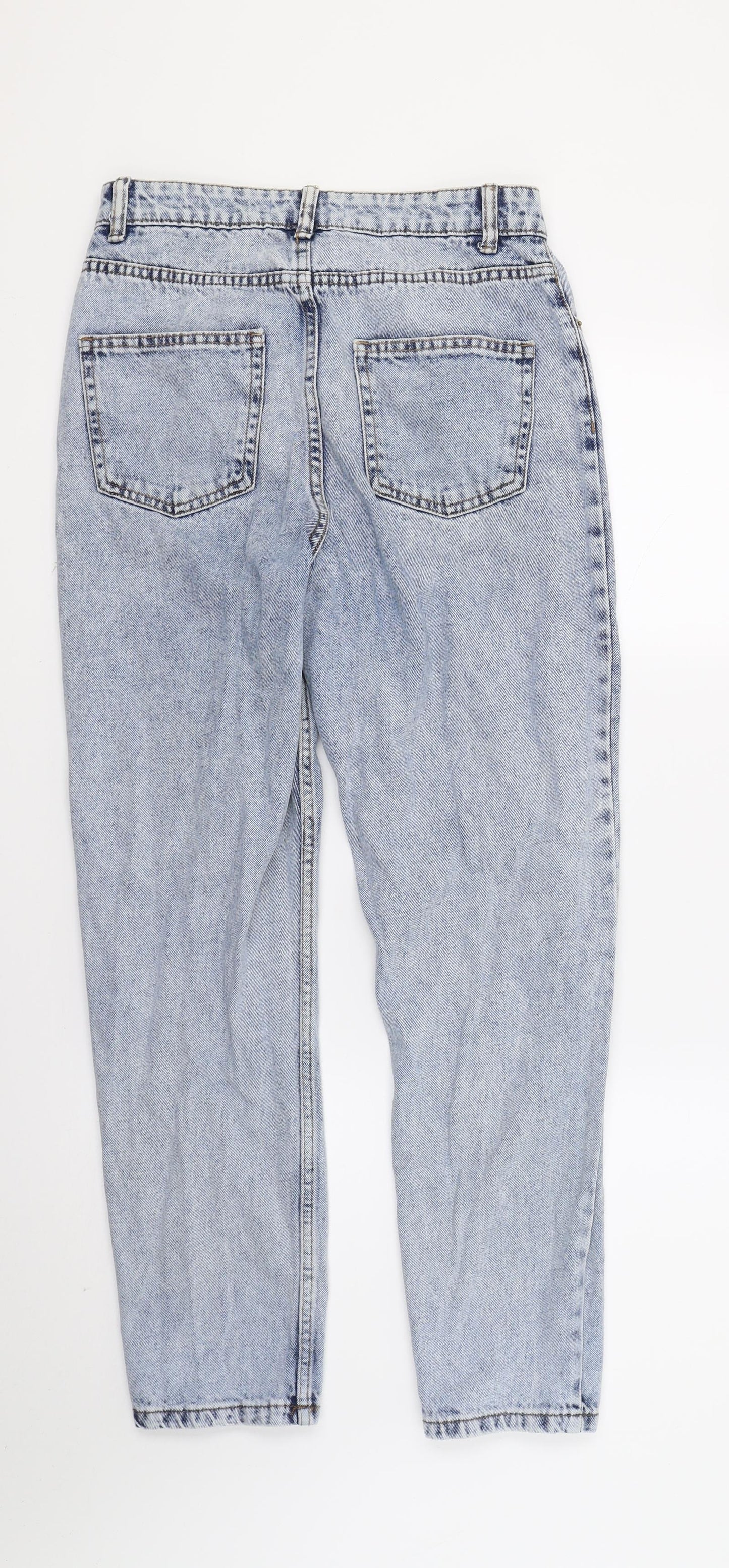 Womens UK Size 8 DenimCo Regular Fit Straight Blue Jeans
