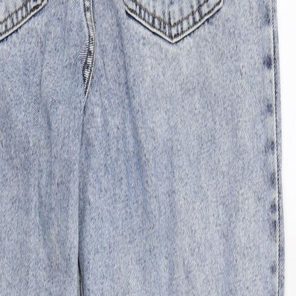 Womens UK Size 8 DenimCo Regular Fit Straight Blue Jeans