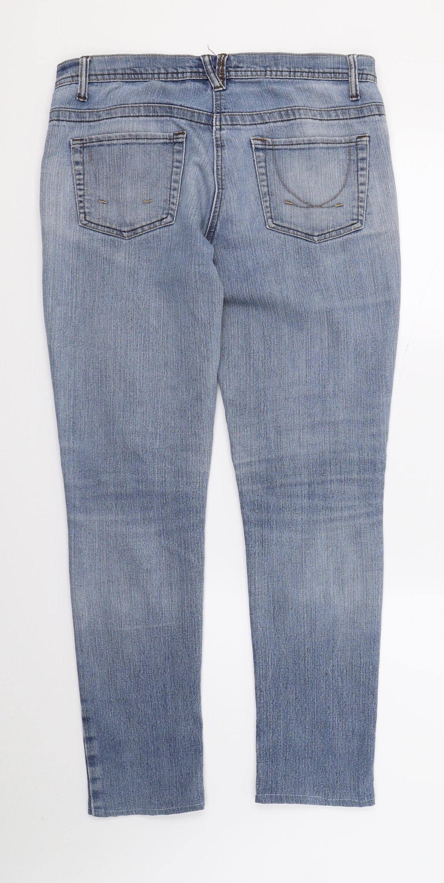 Womens UK Size 10 DenimCo Regular Fit Skinny Blue Jeans