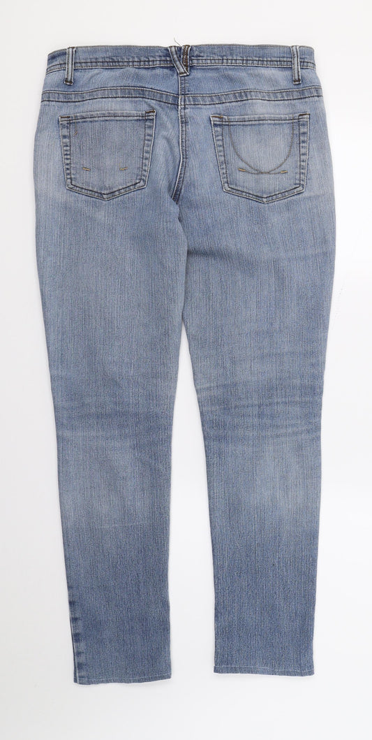 Womens UK Size 10 DenimCo Regular Fit Skinny Blue Jeans