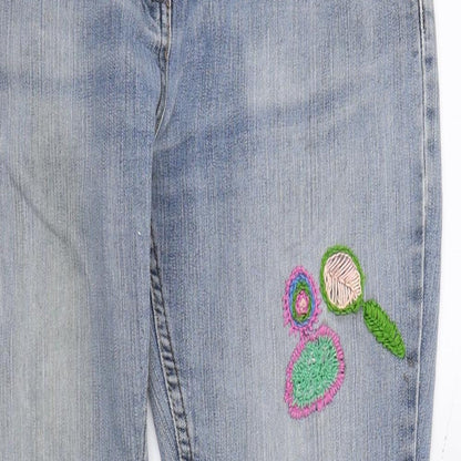 Womens UK Size 10 DenimCo Regular Fit Skinny Blue Jeans