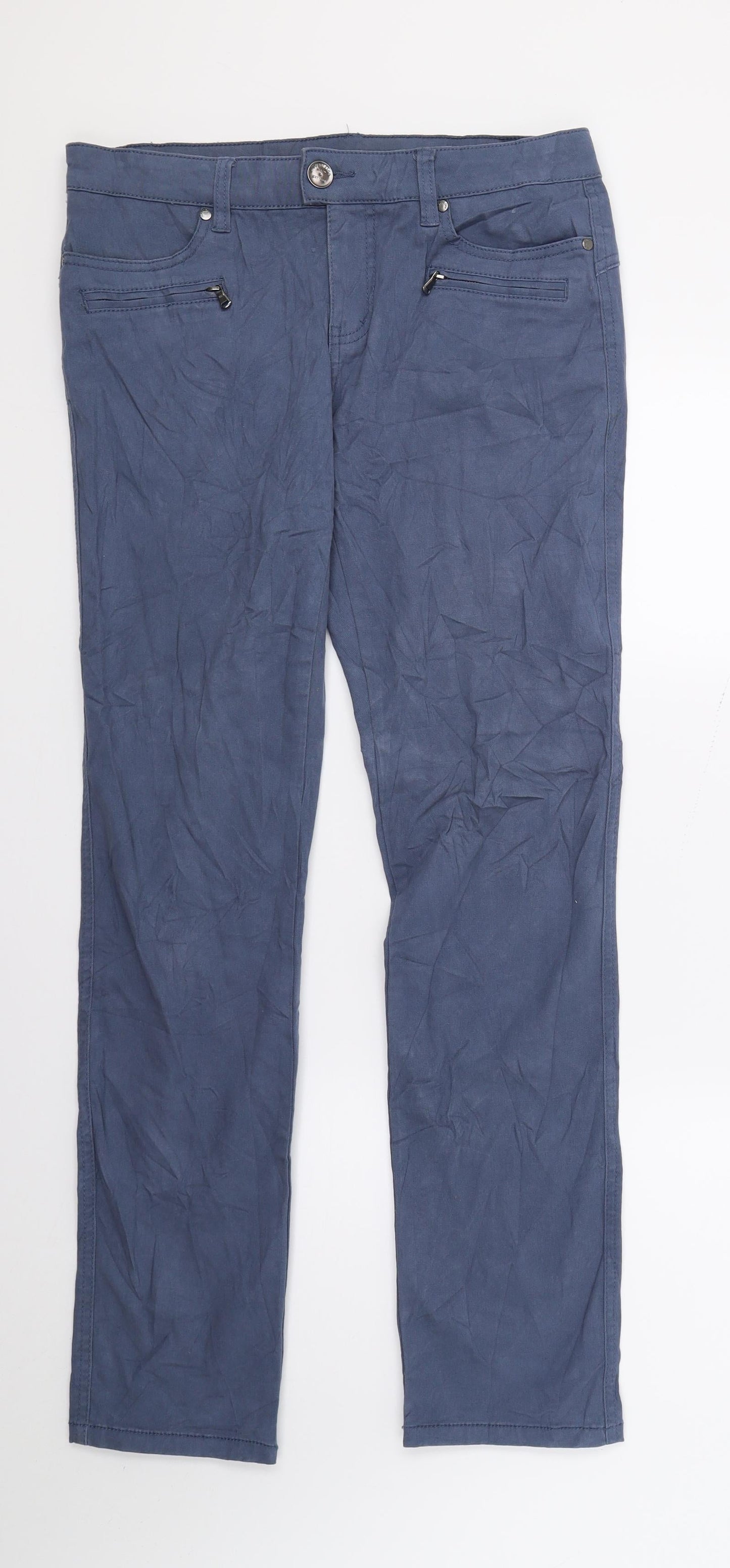 Mens UK Size  Street One Slim Fit Straight Blue Jeans
