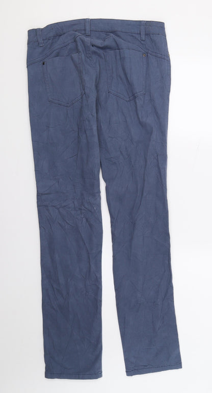 Mens UK Size  Street One Slim Fit Straight Blue Jeans