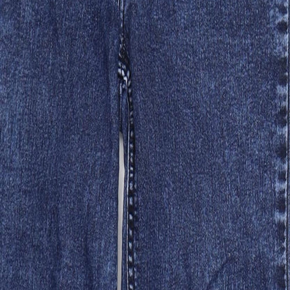 Womens UK Size 10 H&M Regular Fit Skinny Blue Jeans