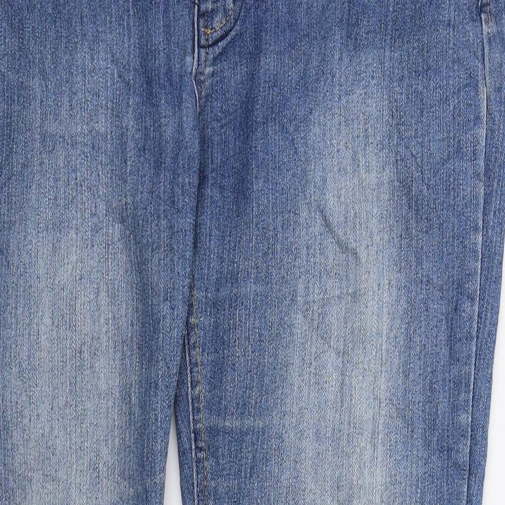 Womens UK Size  Preworn Regular Fit Straight Blue Jeans