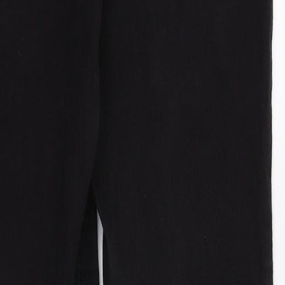 Womens UK Size 10 DenimCo Regular Fit Skinny Black Jeans