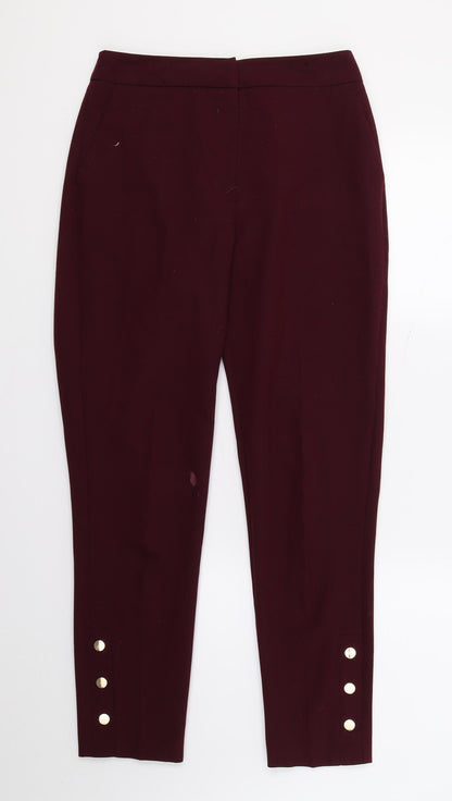 F&F Womens Purple   Trousers  Size 6 L27 in