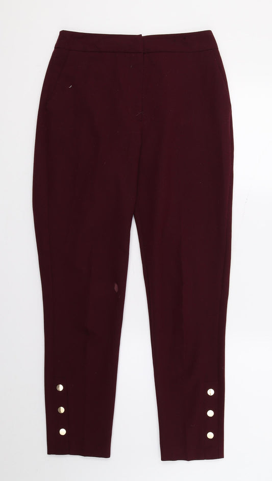 F&F Womens Purple   Trousers  Size 6 L27 in