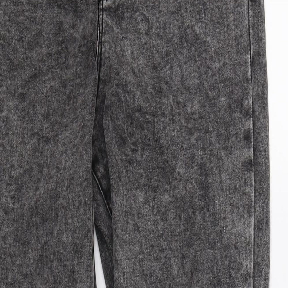 Womens UK Size 10 DenimCo Regular Fit Skinny Grey Jeans