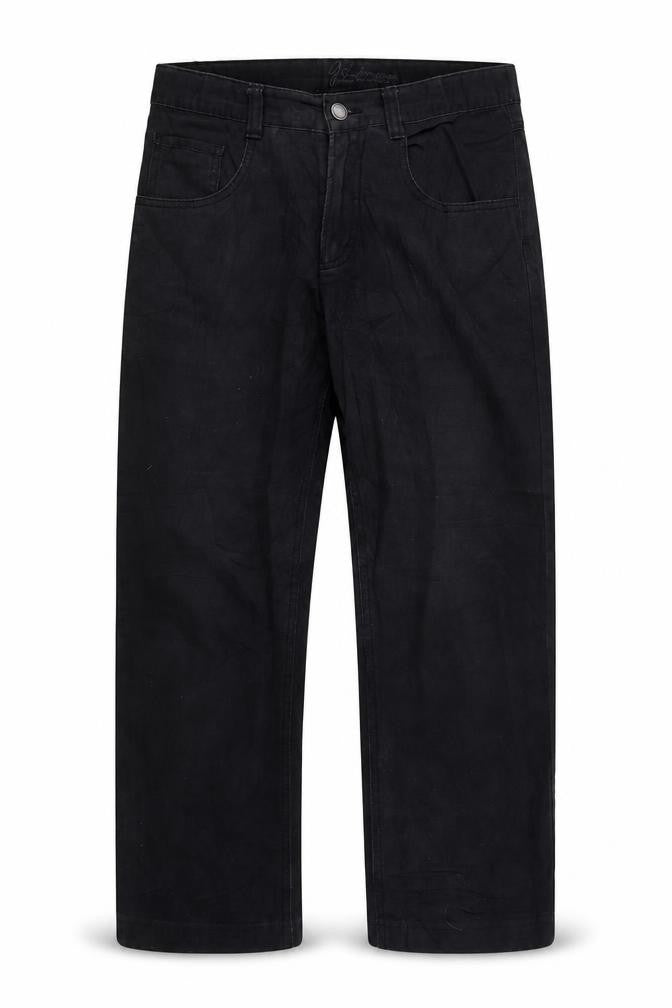 Mens UK Size  Lemmi Regular Fit Straight Black Jeans