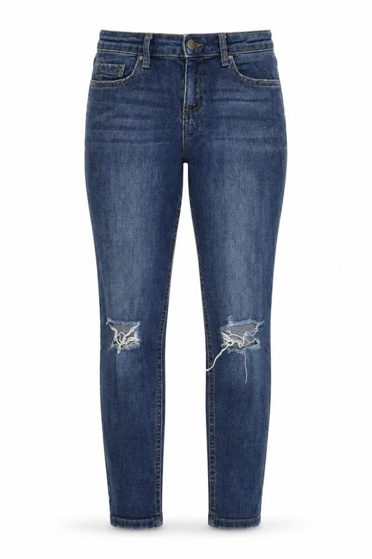 Womens UK Size 8 Dorothy Perkins Regular Fit Skinny Blue Jeans