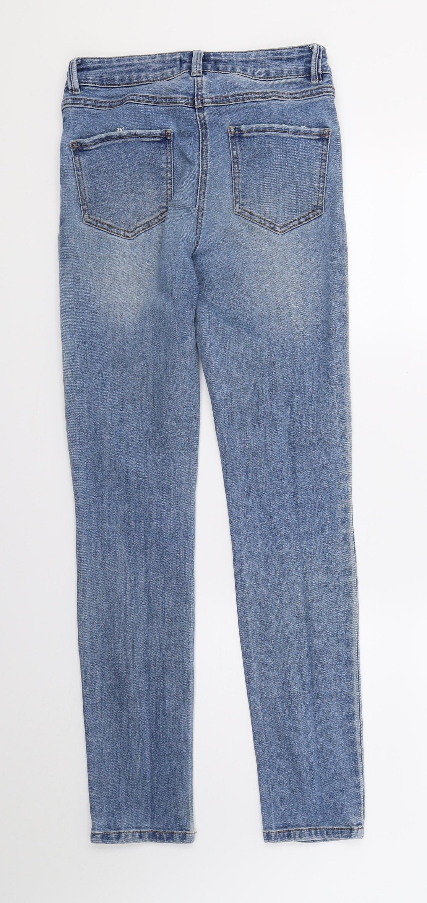 Matalan Womens Blue  Denim Skinny Jeans Size 8 L28 in