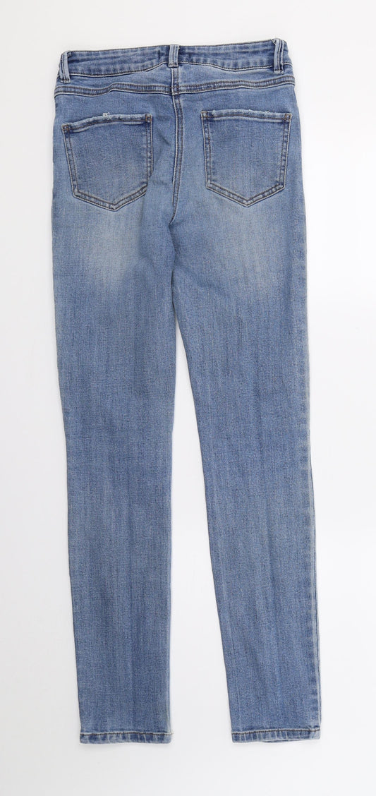 Matalan Womens Blue  Denim Skinny Jeans Size 8 L28 in