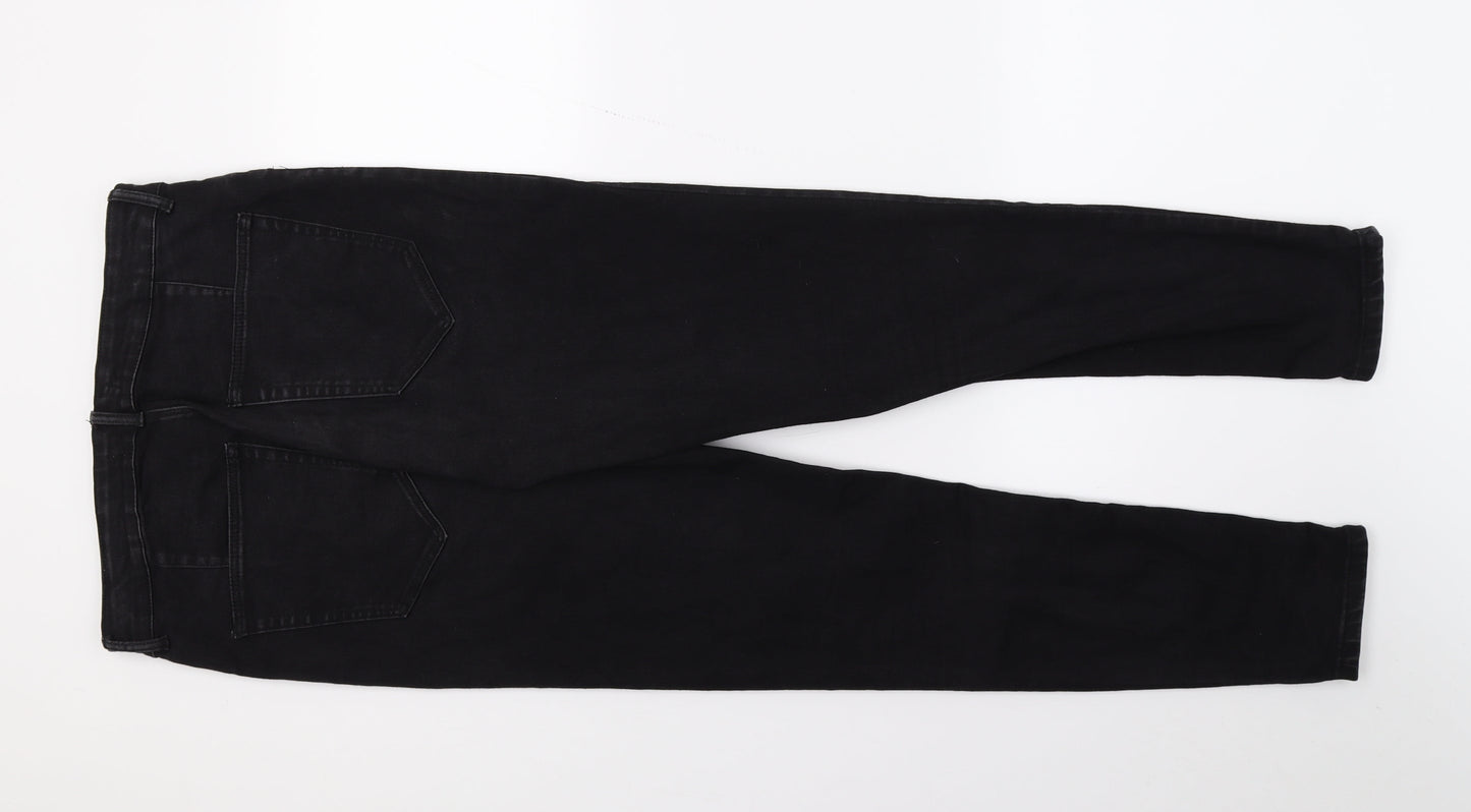 Pull&Bear Womens Black  Denim Skinny Jeans  L27 in