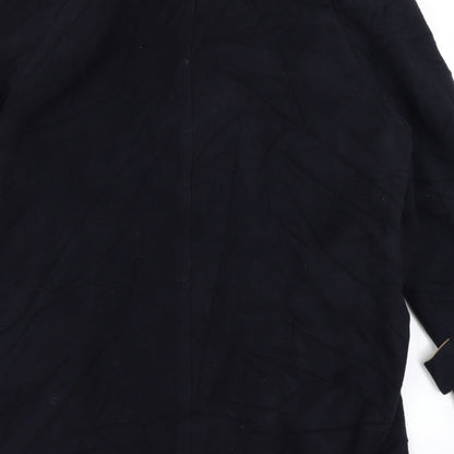 Womens UK Size 16 BHS Blue Overcoat