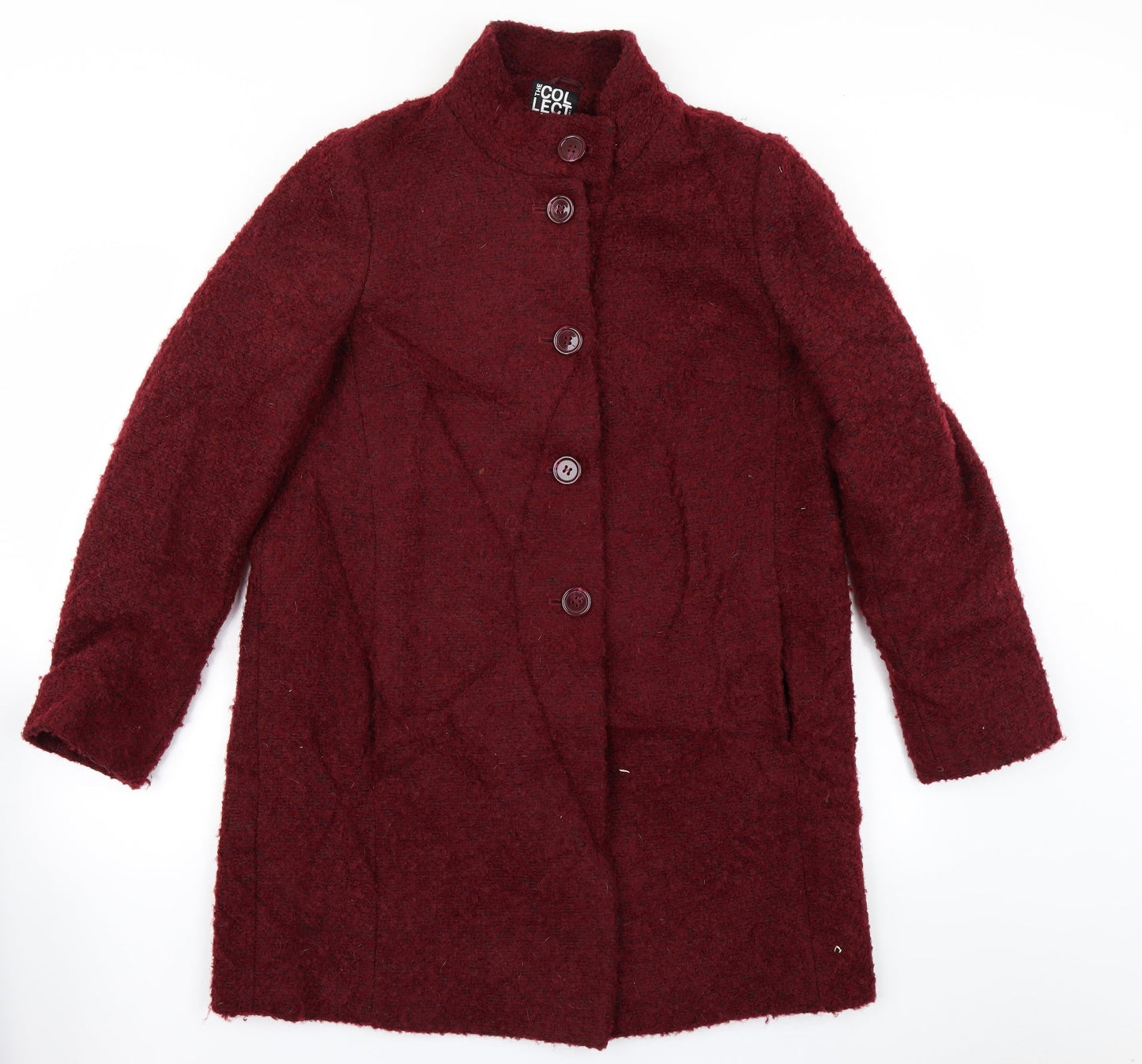 Womens UK Size 14 The Collection Red Overcoat
