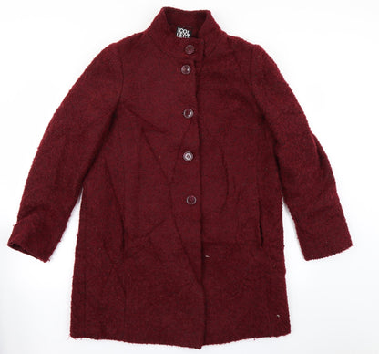 Womens UK Size 14 The Collection Red Overcoat