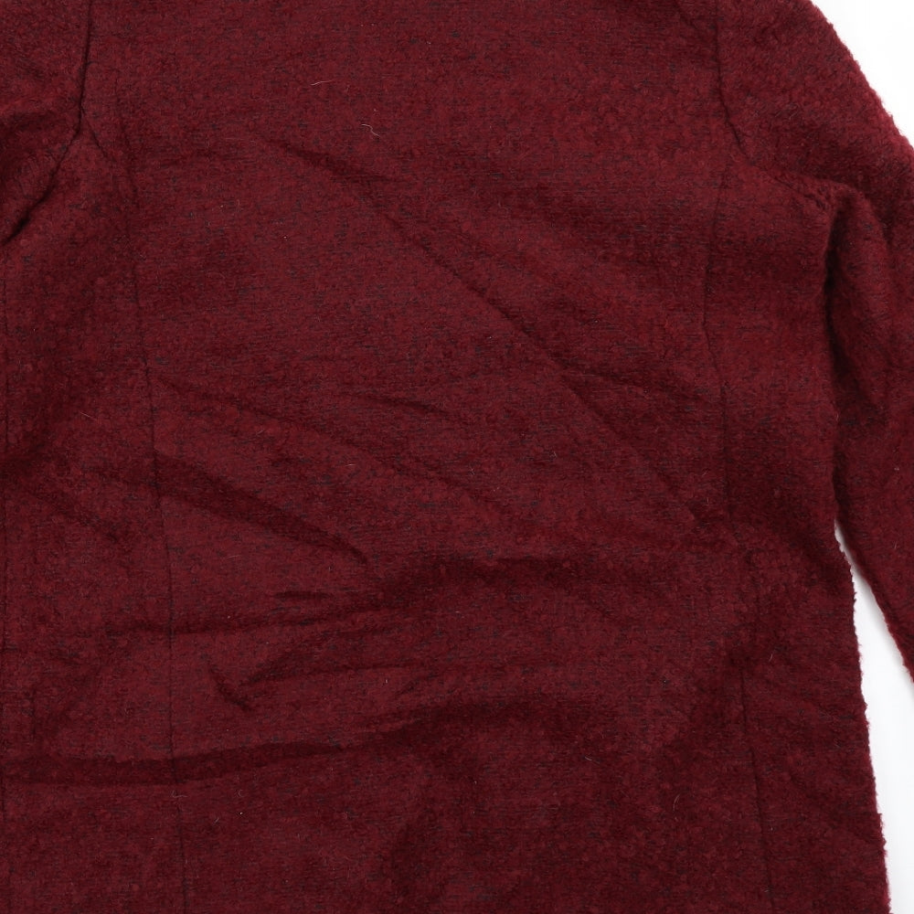 Womens UK Size 14 The Collection Red Overcoat
